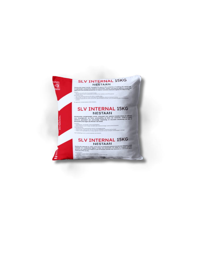 Mortier projeté pour la protection passive incendie à l'intérieur des bâtiments